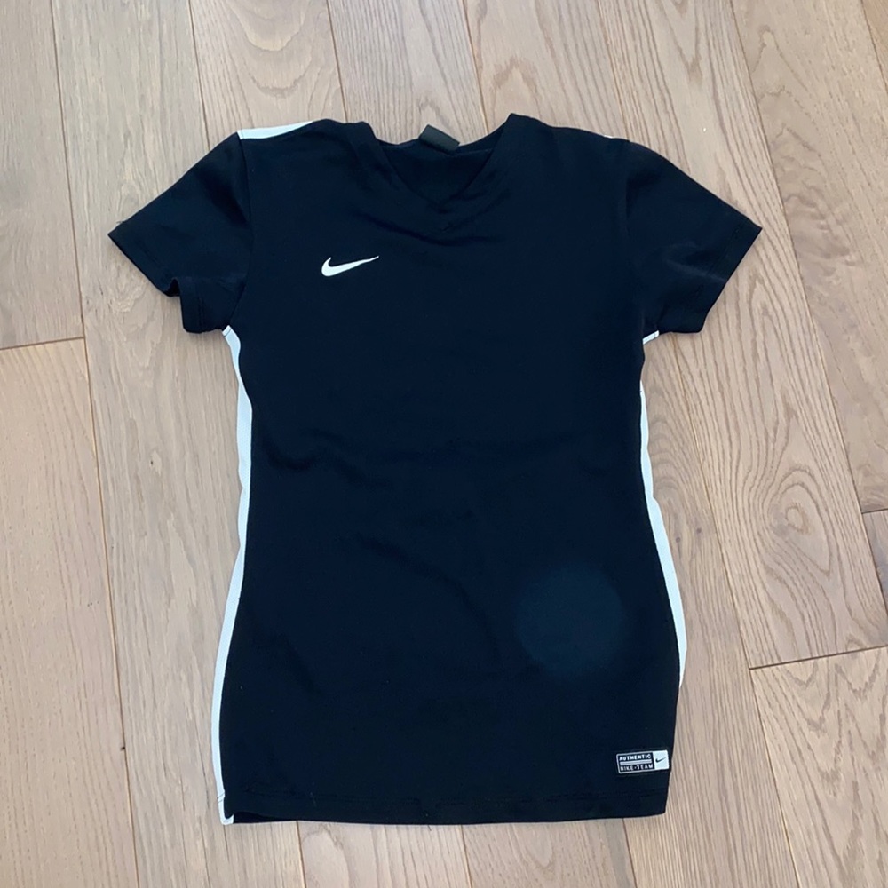 Nike black soccer shirt